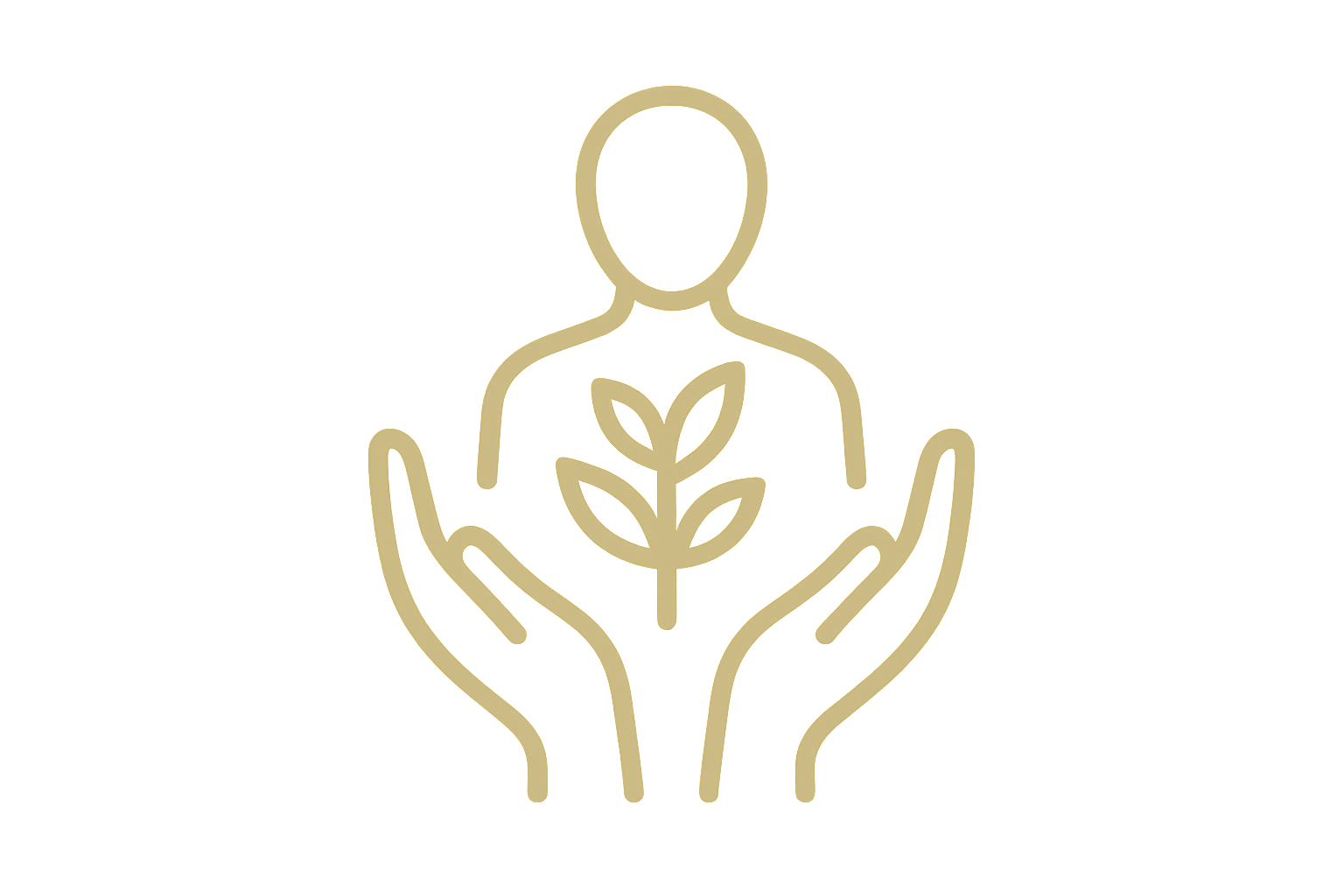 Stilistisch einfaches Icon in #C7AC7C erstellen das einen Hinweis auf die Firmenphilosophie gibt.